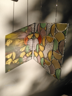 bauhaus square 1 with refraction suncatcher